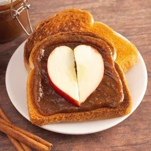 Pecan Apple Butter on Toast