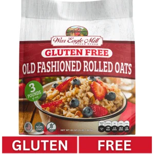 War Eagle Mill Gluten Free Old Fashioned Rolled Oats 48 oz bag – hearty, Non-GMO, American-grown oats